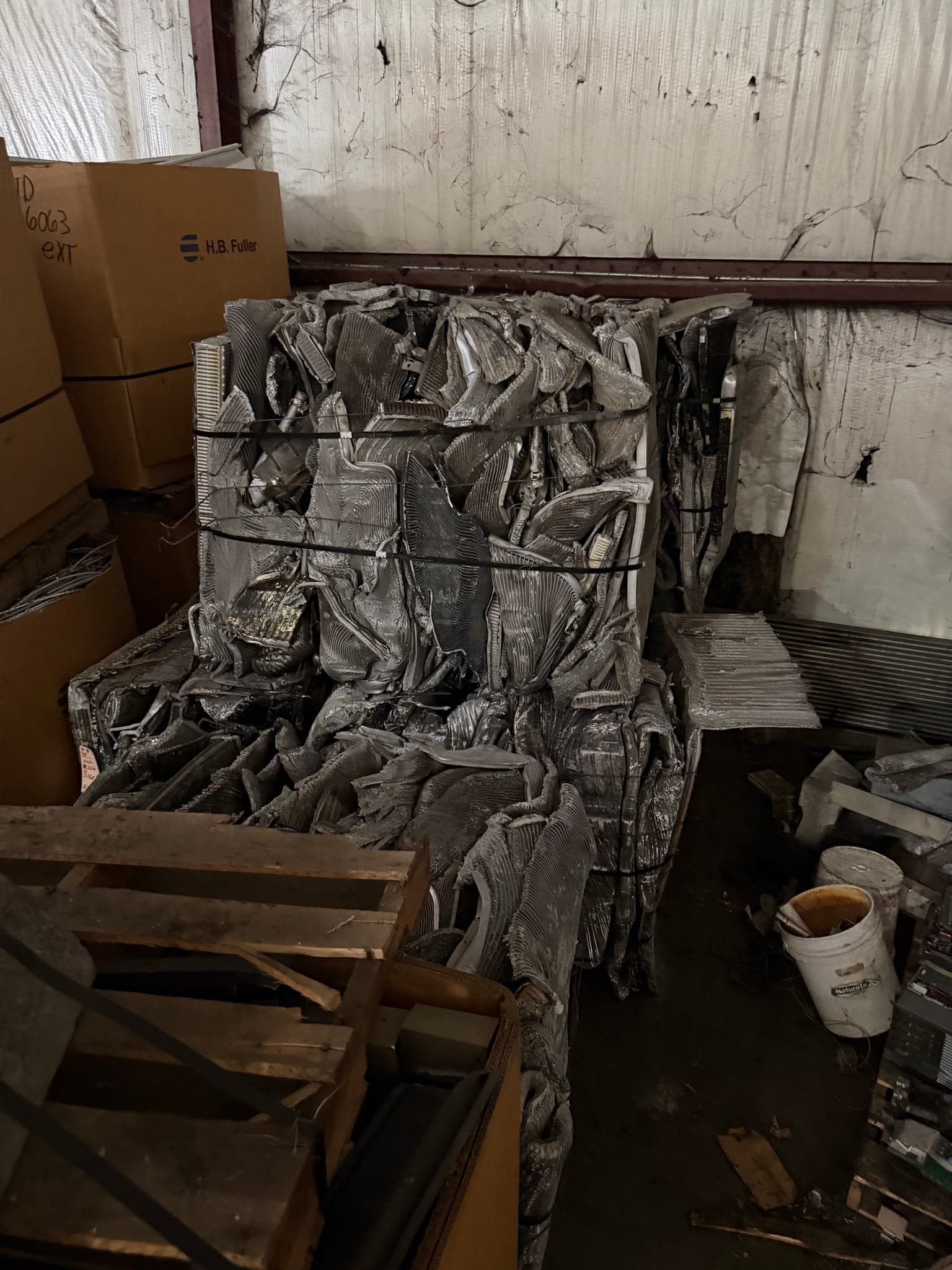 Clean aluminum radiator
